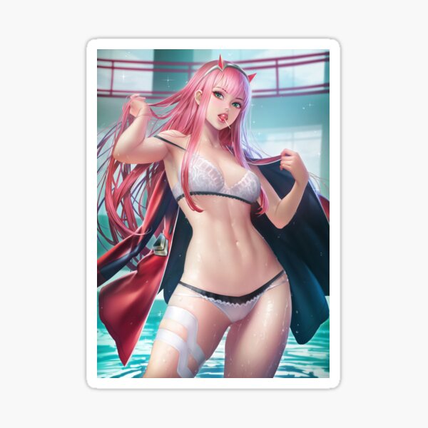 Sexy Zero Two Hot Tits Panties Thighs Darling In The Franxx Lewd