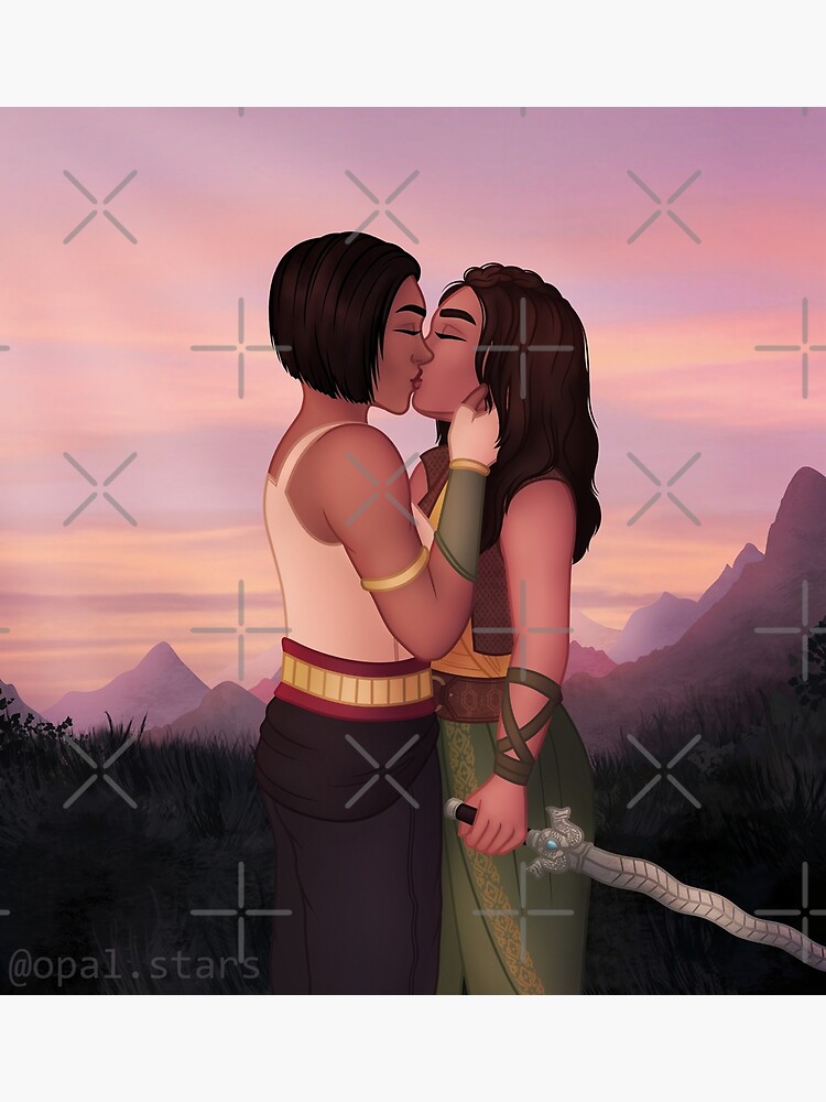 Raya And Namaari Kiss Raya And The Last Dragon Art Print For Sale By Opal Stars Redbubble