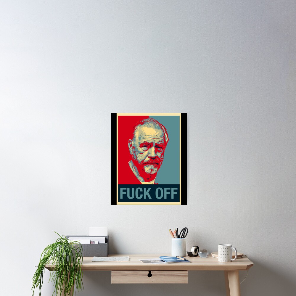 Fuck Off Greeting Card Poster For Sale By Soapera Redbubble