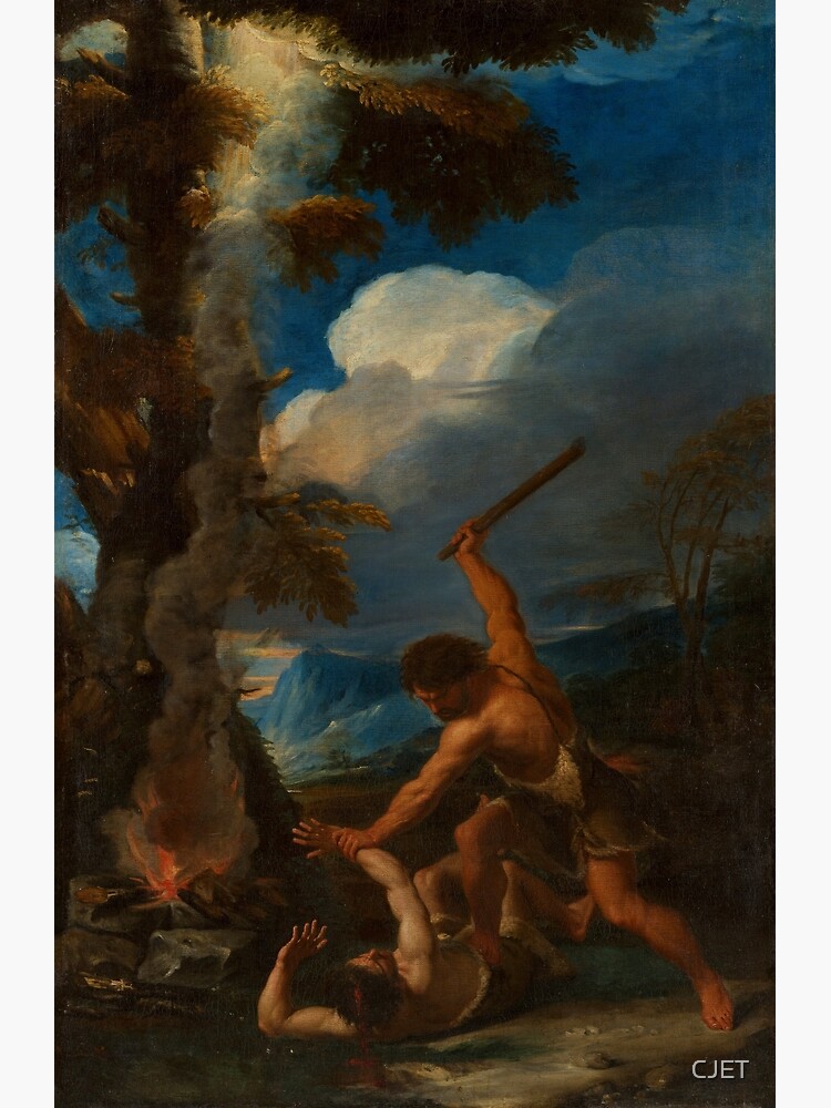 Cain Slaying Abel Pier Francesco Mola Renaissance Biblical