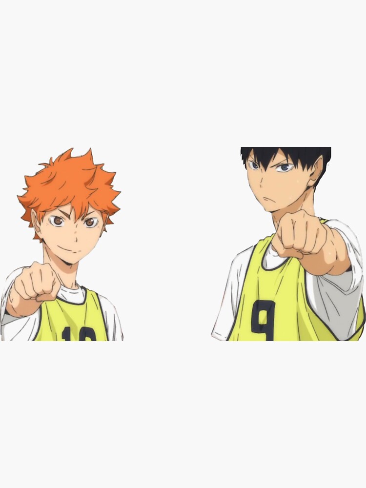 Haikyu Hinata And Kageyama Sticker Sticker For Sale By Monica45je