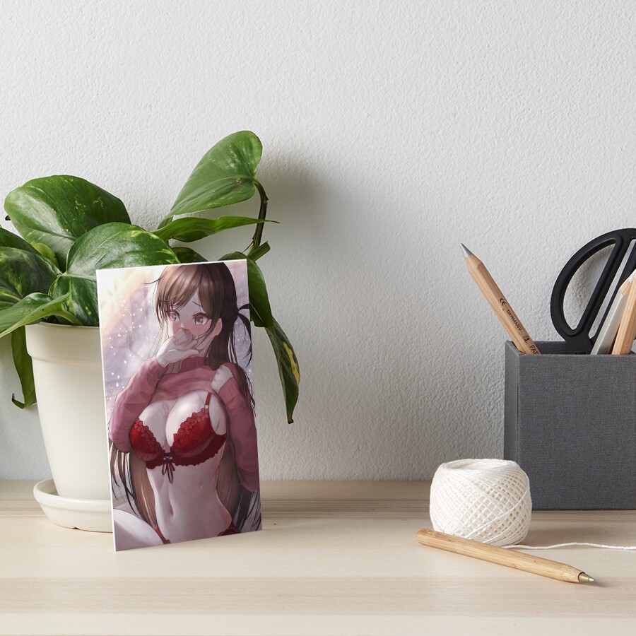 Chizuru Red Bikini Art Board Print By Taniahagenes Redbubble