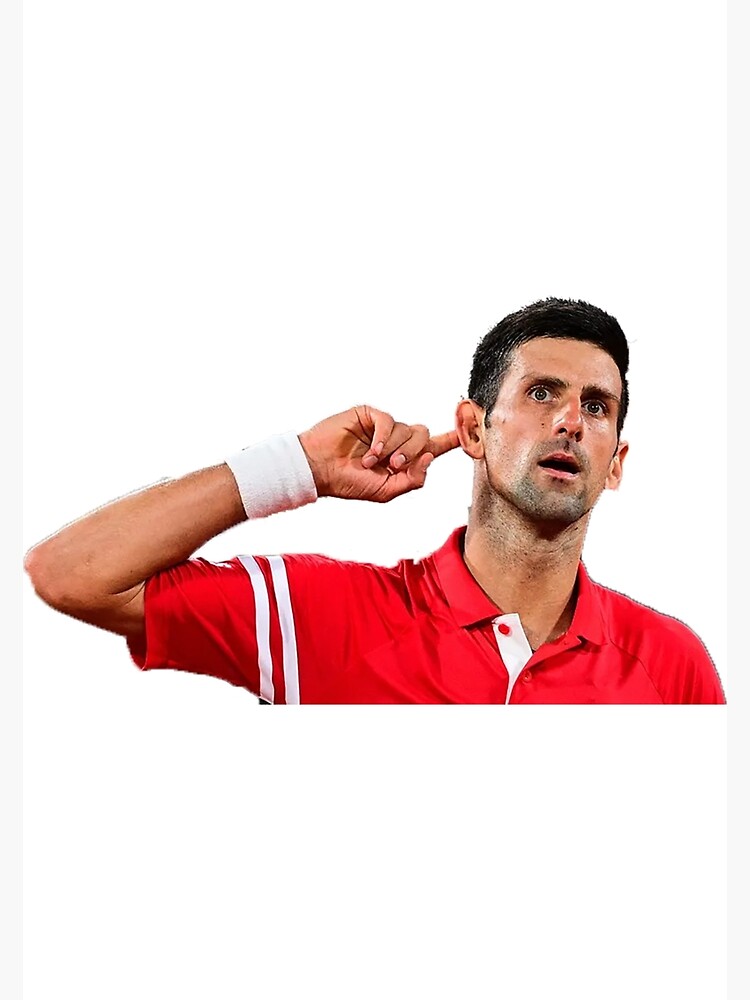 Novak Djokovic Sticker Poster For Sale By Caseybranta Redbubble