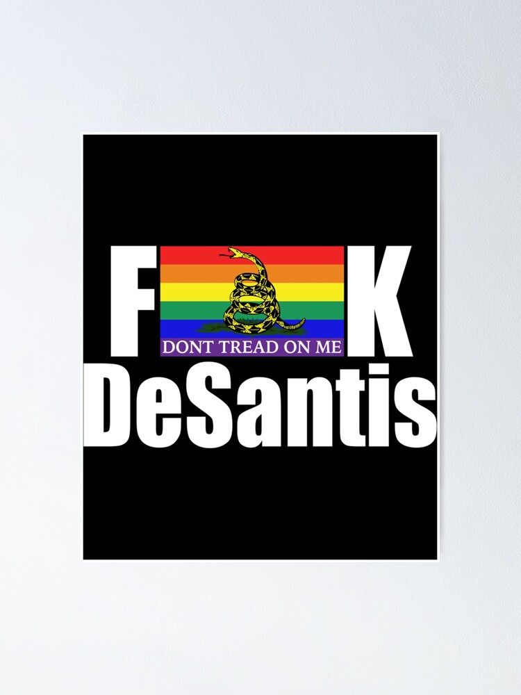 Fuck Desantis Don T Tread On Me Rainbow Flag Gay Pride Shirt Anti Don