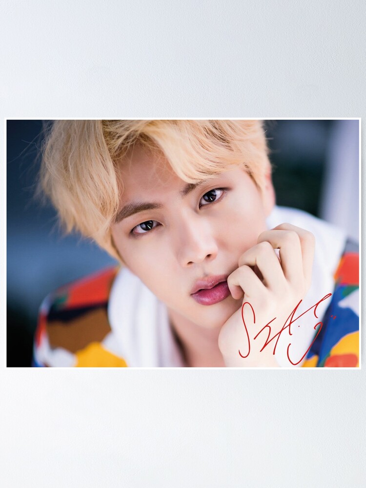 Bts Kim Seok Jin Poster For Sale By Swanfordesigns Redbubble