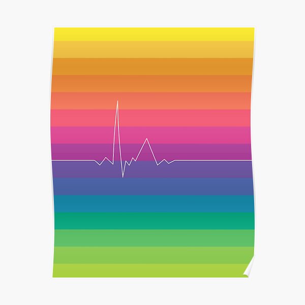 Vivid Rainbow Pride Poster For Sale By Vividfriday Redbubble