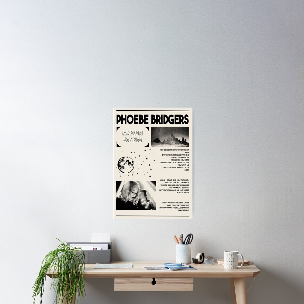 Phoebe Bridgers Moon Song Poster Poster For Sale By Curlinashop 19404 | Hot  Sex Picture