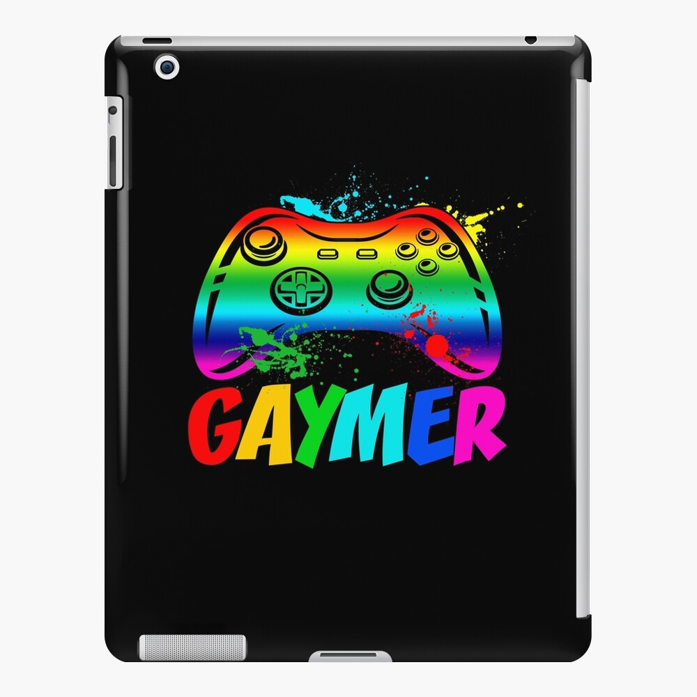 Gaymer Gay Pride Flag LGBT Gamer LGBTQ Gaming Gamepad IPad Case