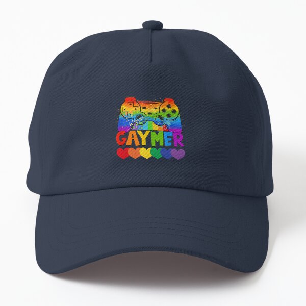 Gaymer Gay Pride Flag Lgbt Gamer Lgbtq Gaming Gamepad Cap By