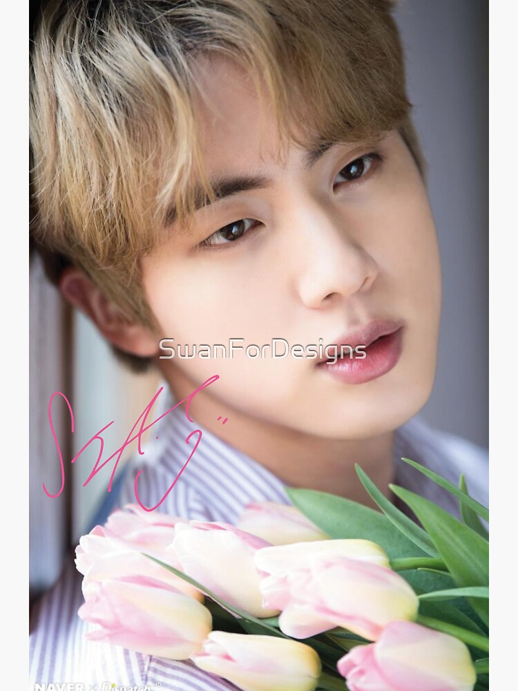 BTS Kim Seok Jin Sticker For Sale By SwanForDesigns Redbubble