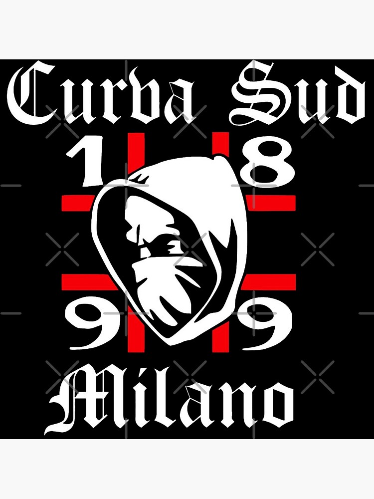 Curva Sud Milano Vintage Poster For Sale By Vansroom Redbubble