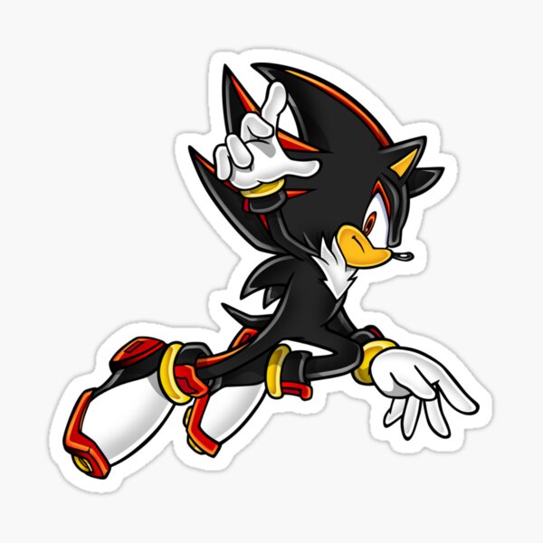 Shadow The Hedgehog Sticker For Sale By Roby Redbubble