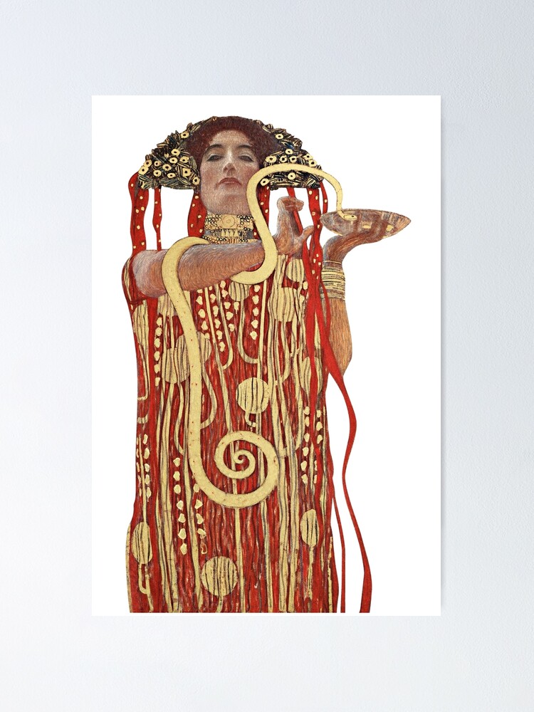 Gustav Klimt S Hygieia Poster For Sale By Shantijoeartist Redbubble