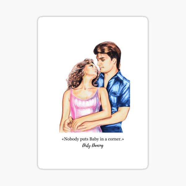 Dirty Dancing Sticker For Sale By Svetlanapelin Redbubble