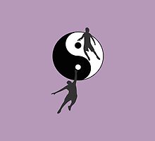 Basketball Yin and Yang by Grobie