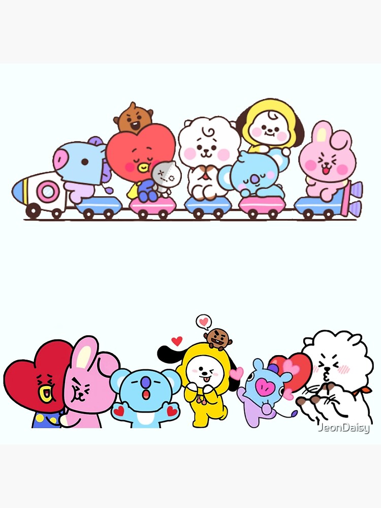 Bt Cute Babies Lovable Poster For Sale By Jeondaisy Redbubble