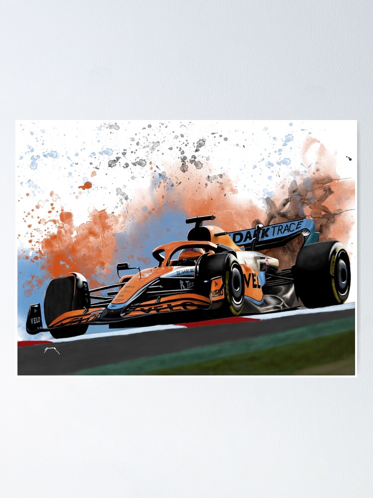 Ricciardo S Racecar Poster For Sale By Popcultposters1 Redbubble