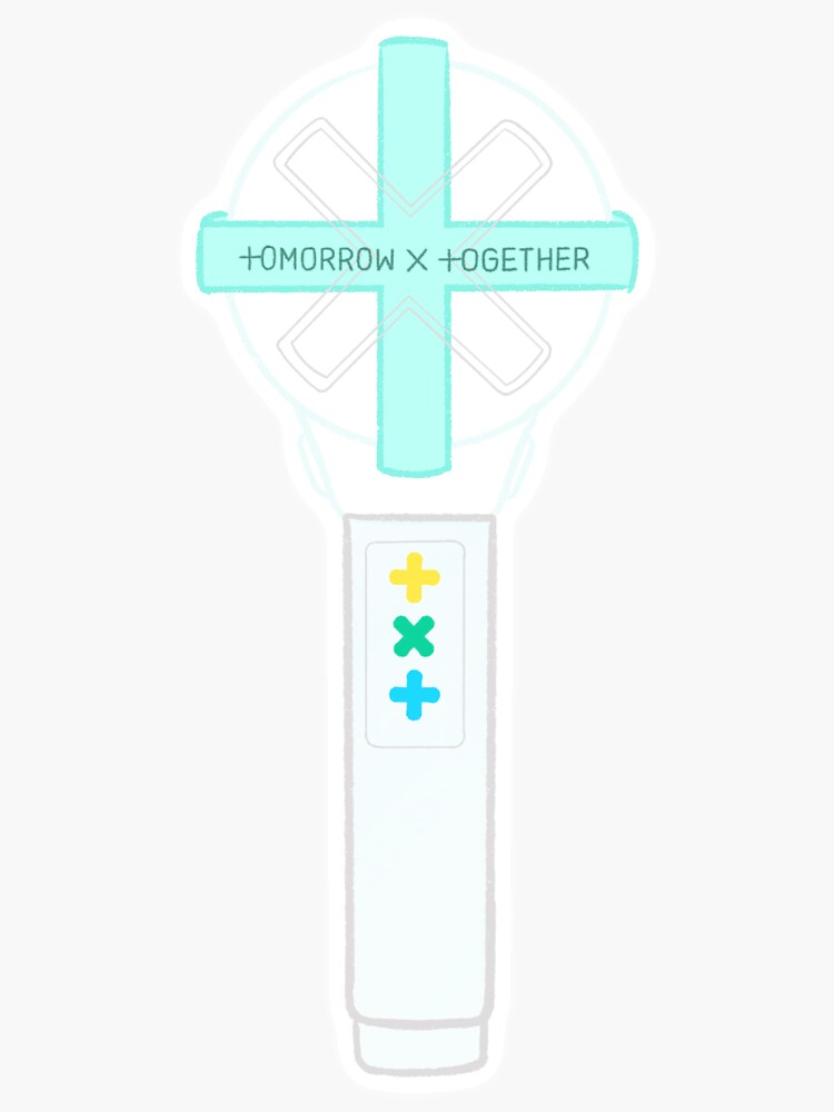 Txt Lightstick Sticker For Sale By Oohjianuo Redbubble