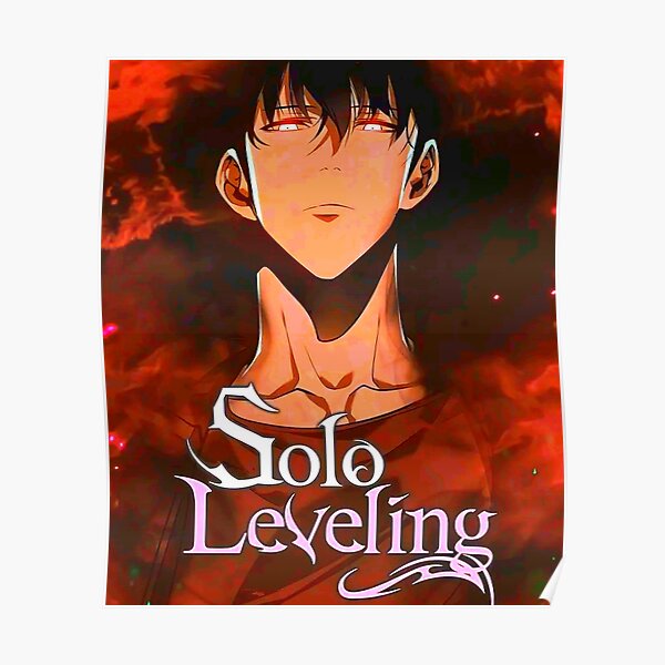 Anime Solo Leveling Poster For Sale By Sef Designspro Redbubble