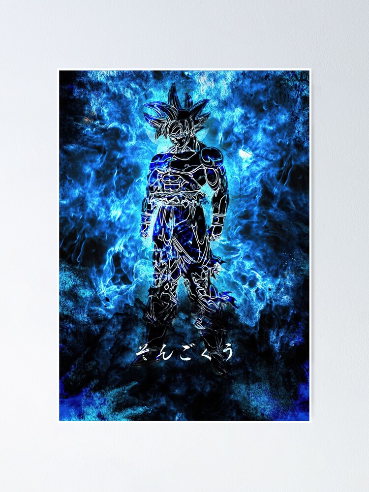 Dragon Ball Son Goku Ultra Instinct Poster For Sale By Jaredwiseman