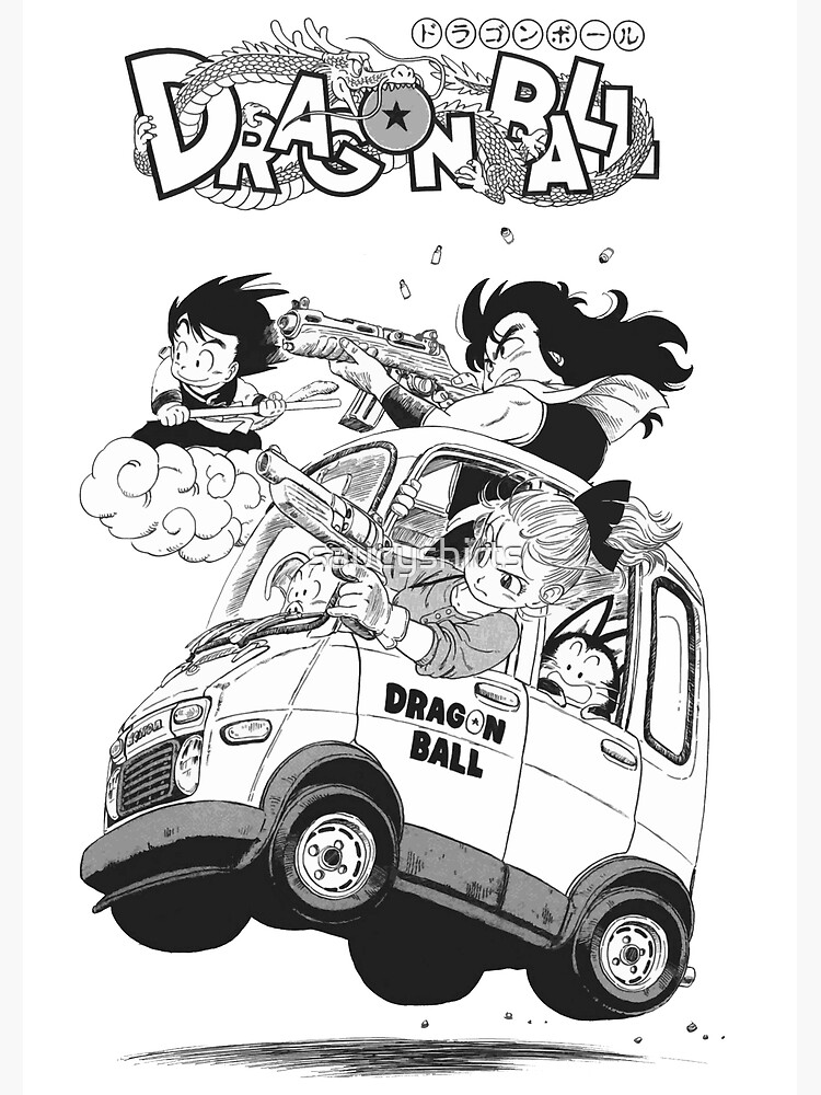 Dragon Ball Manga Panel Manga Cover Goku Bulma Yamcha Puar