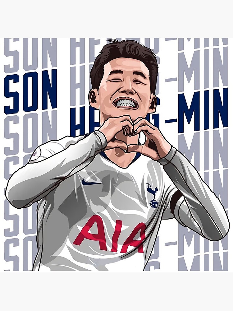 Son Heung Min Art Print For Sale By Savamarwah Redbubble