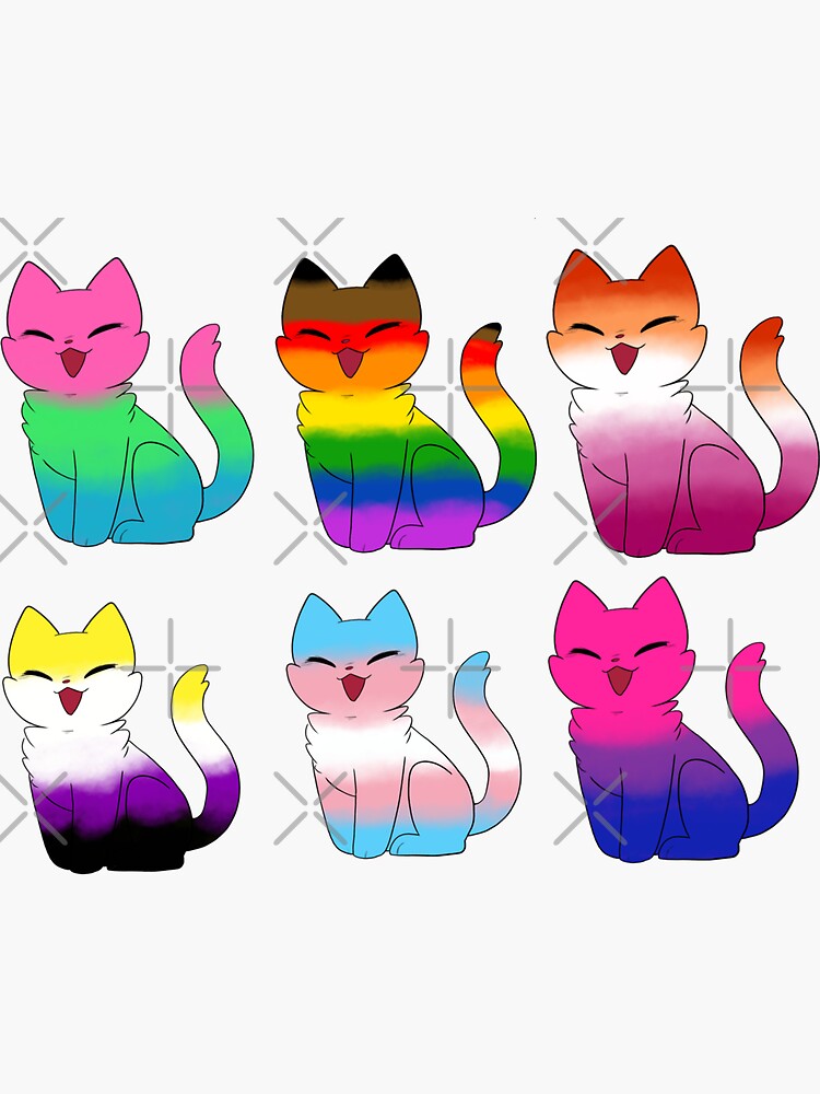 Pride Warrior Cats Lgbtq Gay Lesbian Bisexual Trans Non Binary