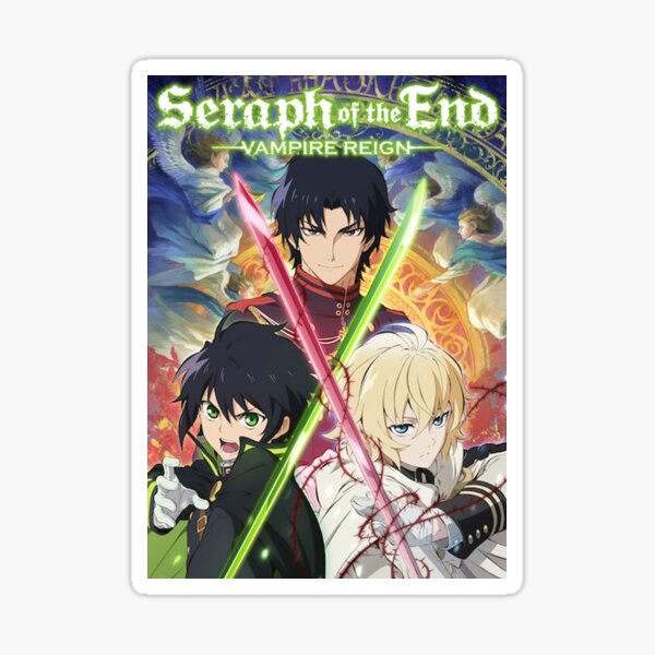 Seraph Of The End Anime Sticker For Sale By Anime Nez Redbubble