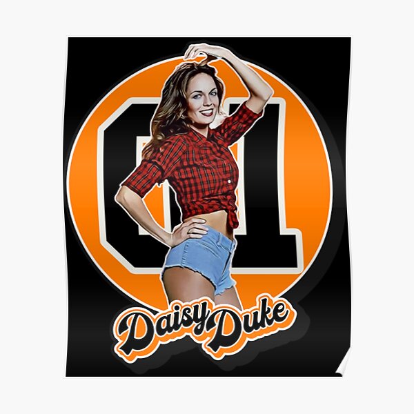 Dukes Of Hazzard T ShirtRetro Style Daisy Duke Tribute Poster For