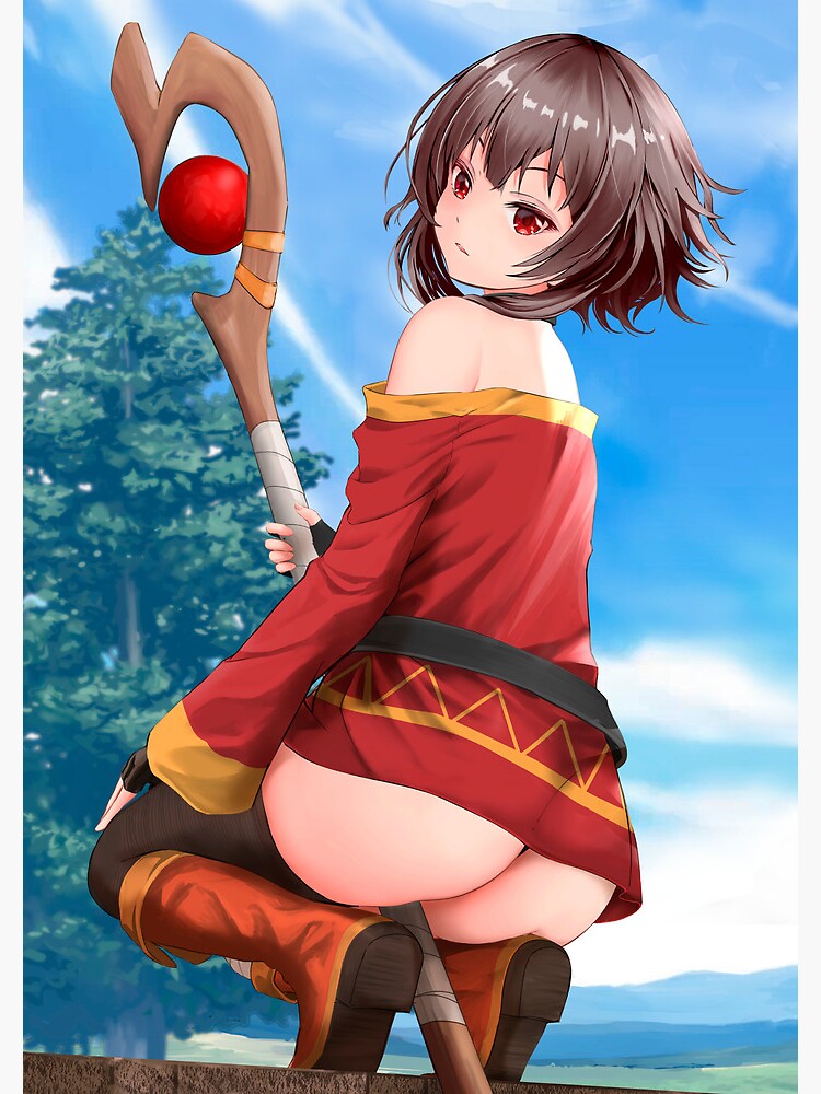 Megumin Butt Thicc Ass Thighs Konosuba Sexy Lewd Hentai Ecchi Anime