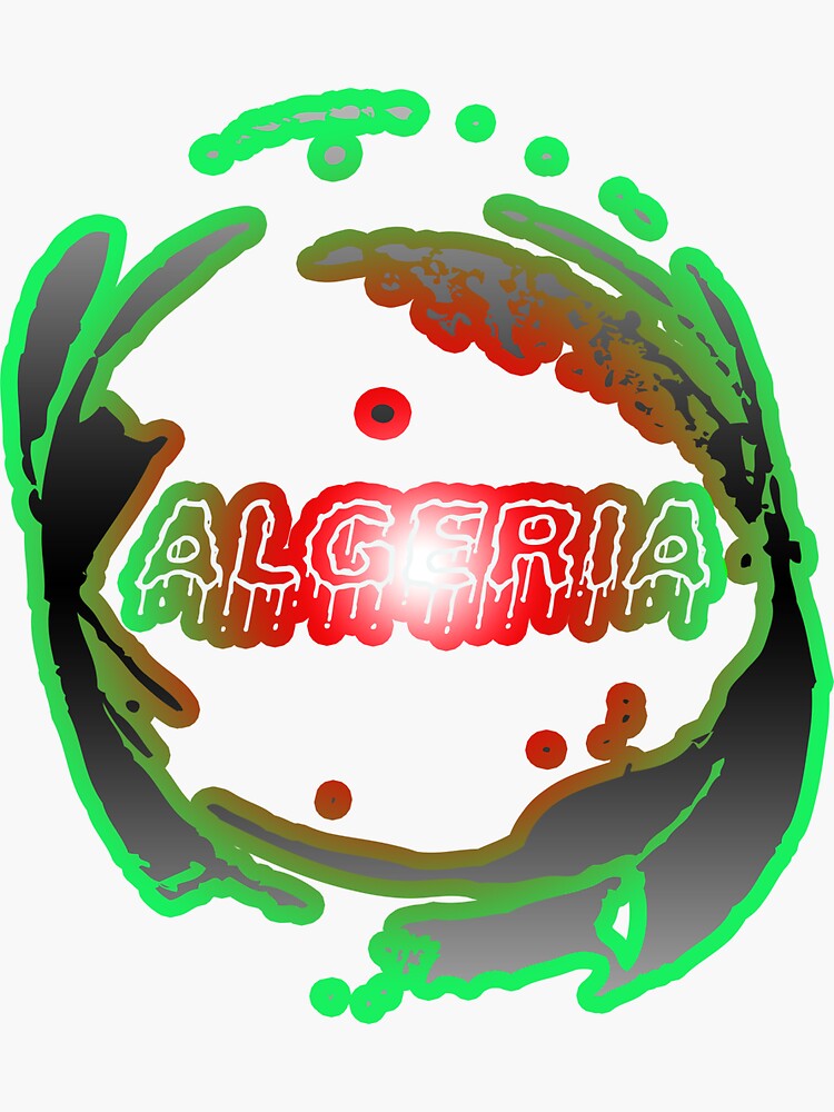 Algeria Country Algerie Sticker For Sale By Griniamine Redbubble