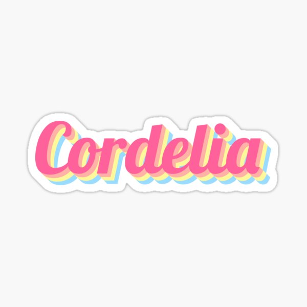 Cordelia Sweet Baby Name Sticker For Sale By Artomino Redbubble