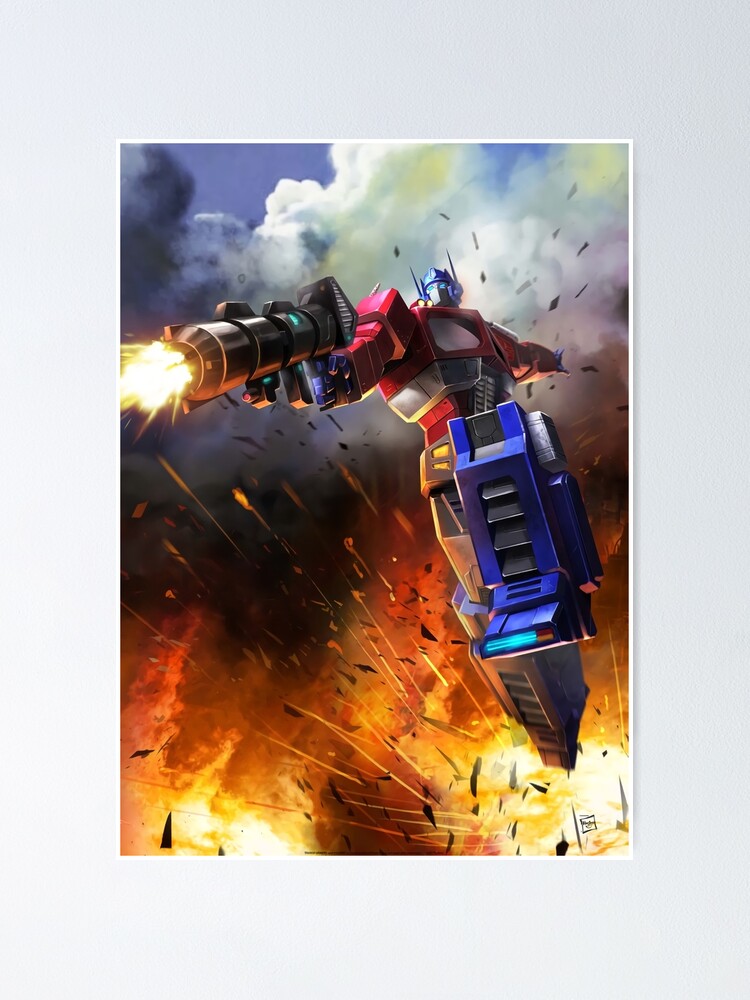 Optimus Prime Poster For Sale By JamesHarrisoji Redbubble