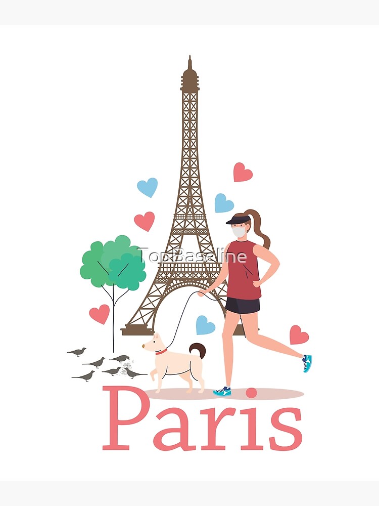 Paris Poster For Sale By Topbaseline Redbubble