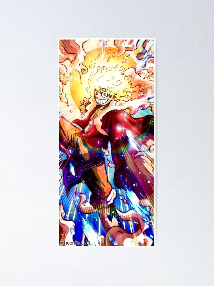 Monkey D Luffy Sun God Nika Poster For Sale By NAOFUMIachraf02