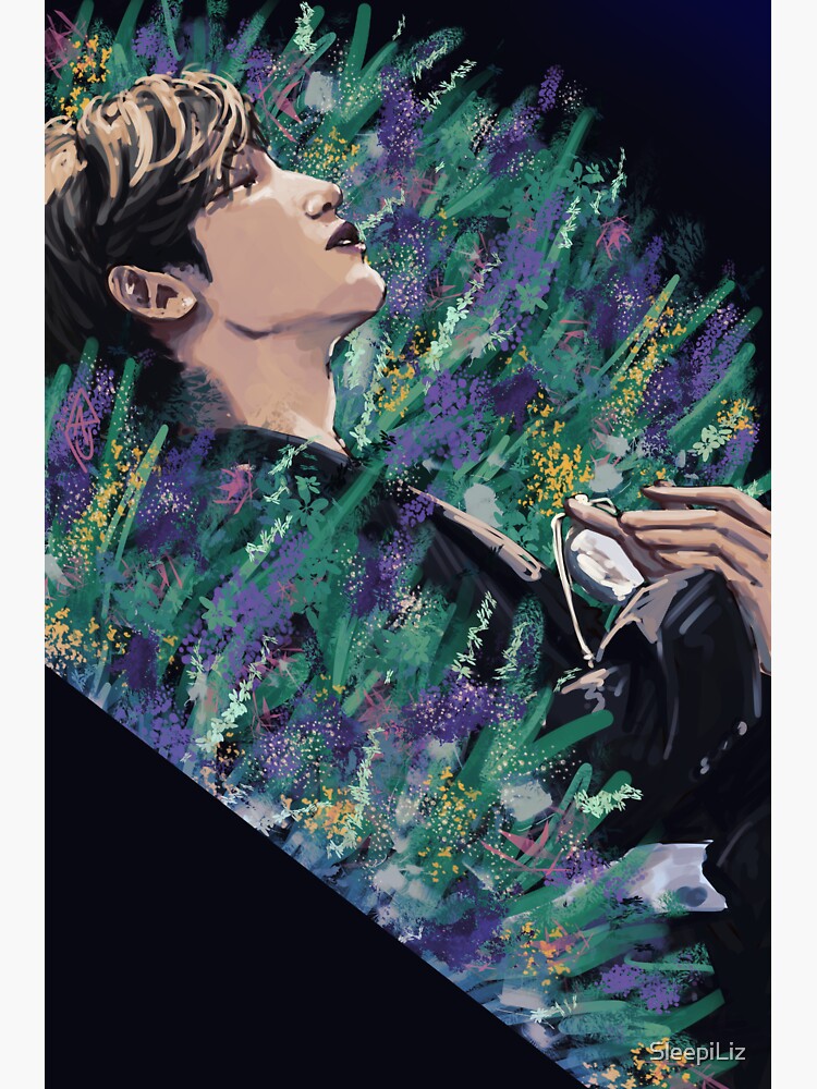 Ateez Fanart Yeosang Deja Vu Sticker For Sale By SleepiLiz Redbubble