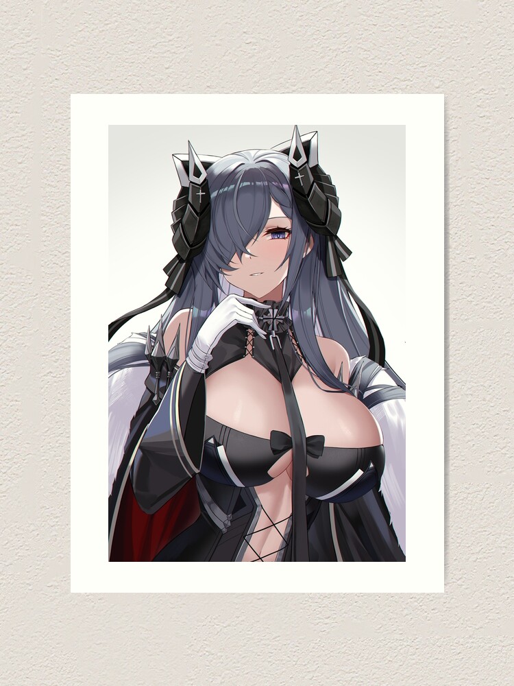 Sexy August Von Parseval Boobs Panties Ass Thighs Azur Lane AL Lewd