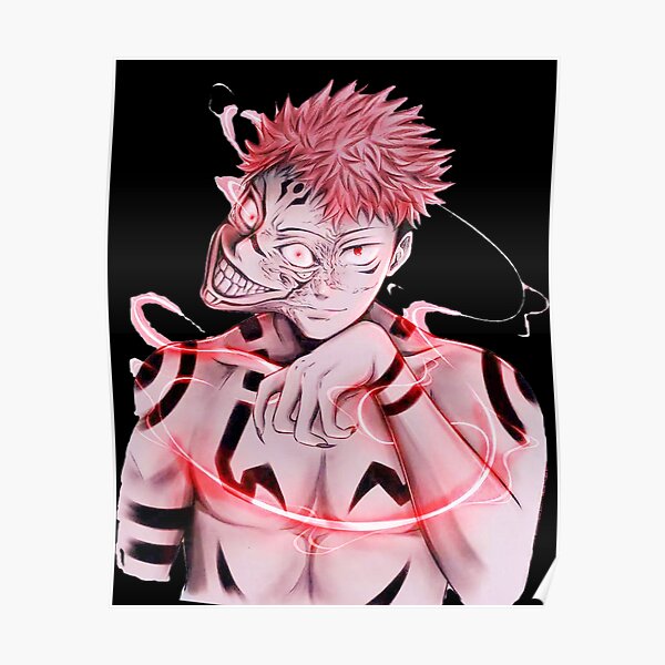 Jujutsu Kaisen Sukuna And Itadori Poster For Sale By Ricon Otaku