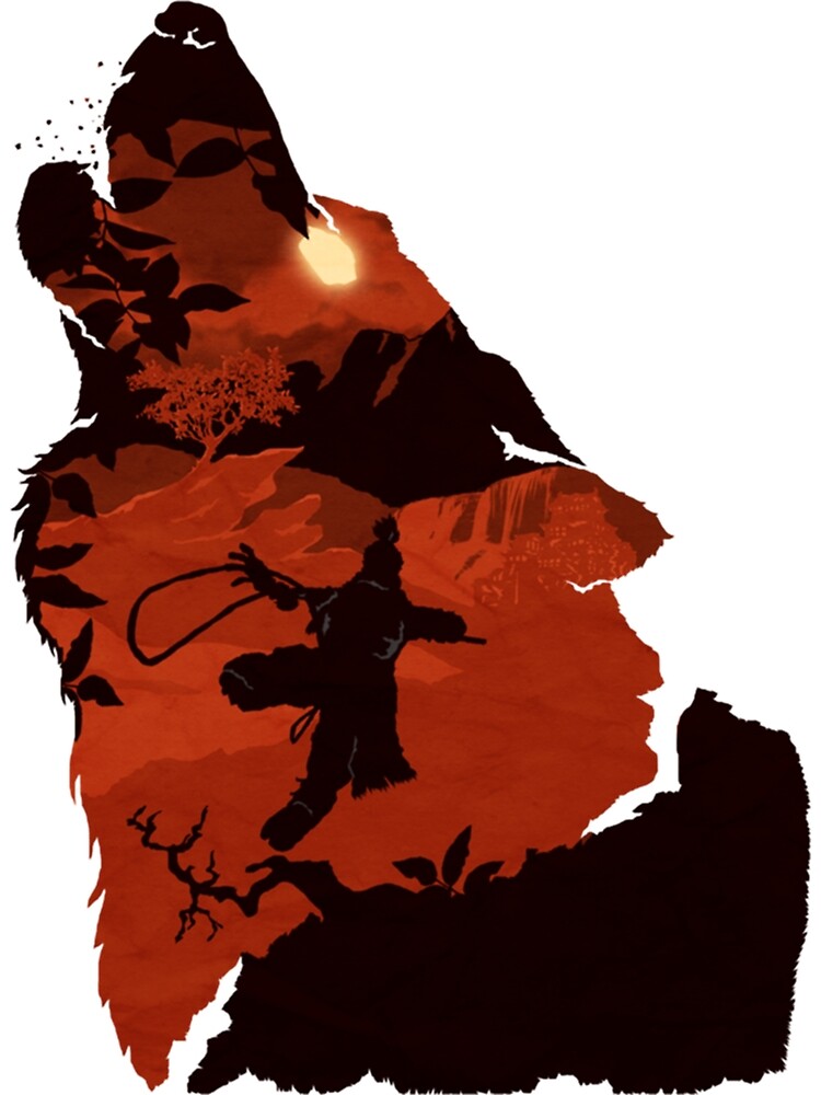 Sekiro Armed Wolf Poster For Sale By Edith Jocelynn Redbubble