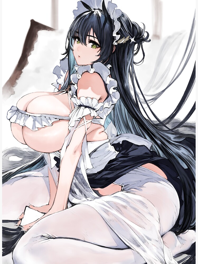 Sexy Maid Indomitable Boobs Tits Thighs Panties Azur Lane Al Lewd