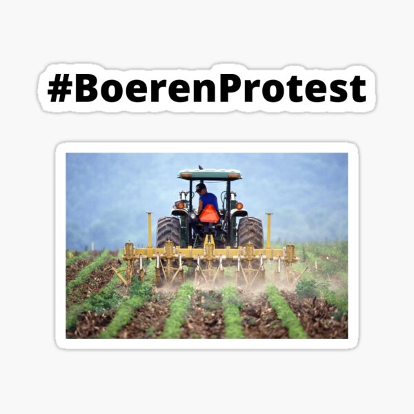 Boeren In Protest Sticker For Sale By Forallcrypto Redbubble