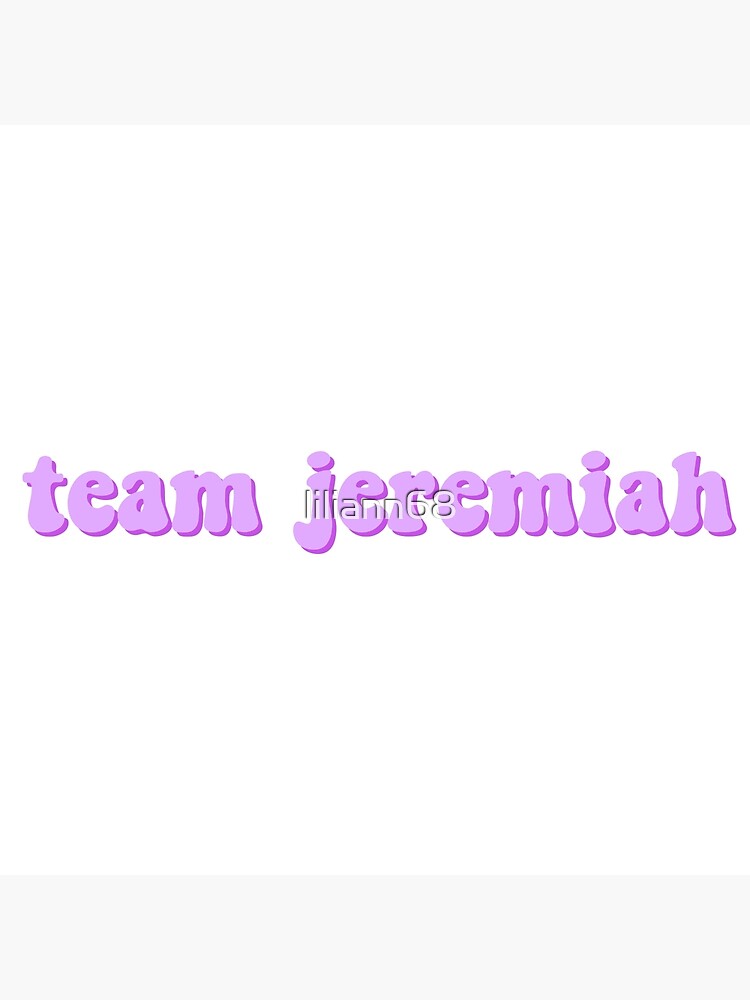 Team Jeremiah The Summer I Turned Pretty Poster For Sale By Liliann