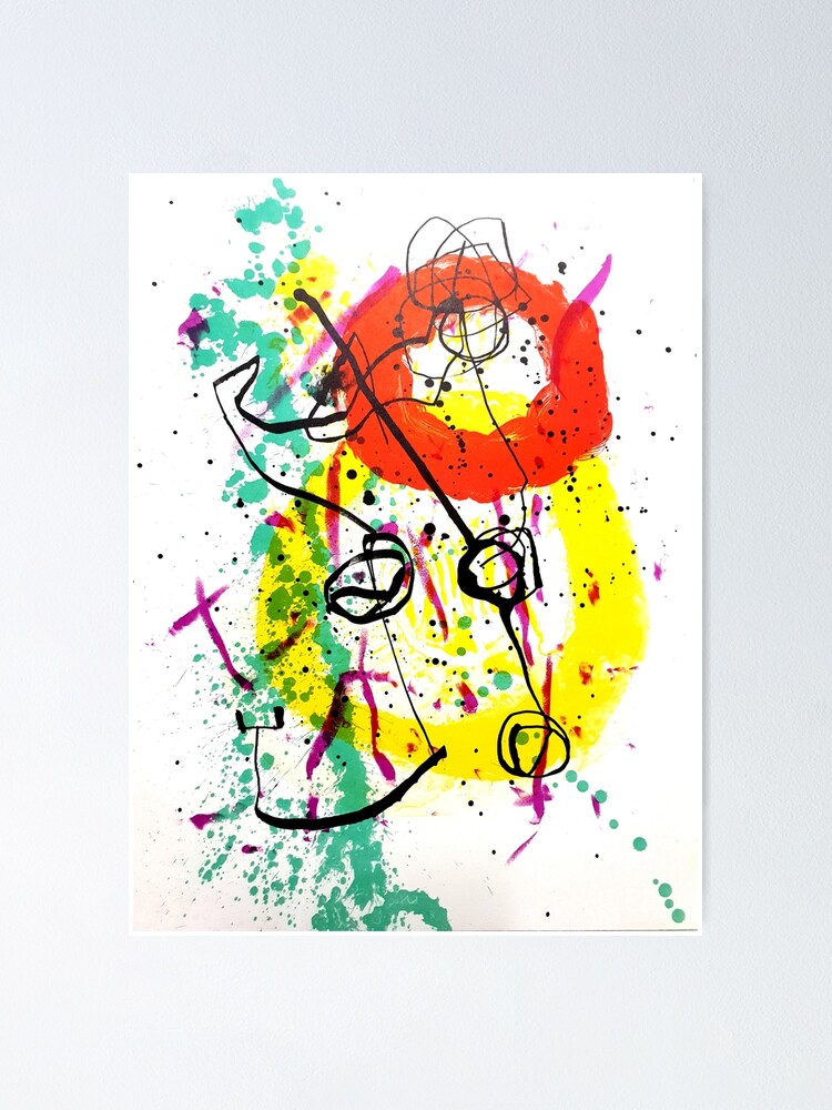 Joan Miro Poster By Itsmeart Redbubble