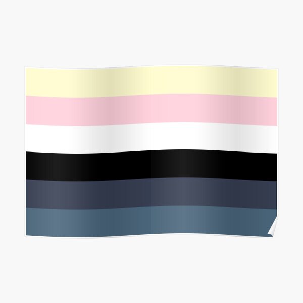 Pluiette Fluid Pride Flag Poster For Sale By FlagsWorld Redbubble