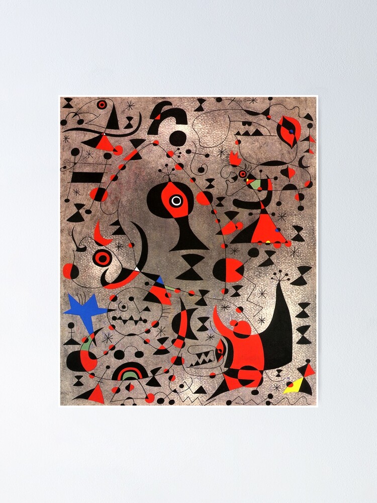 The Art Of Joan Miro Poster For Sale By Masson Store Redbubble