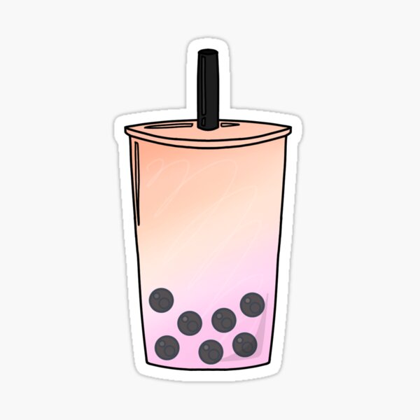 Pastel Lesbian Pride Boba Sticker For Sale By Ceolsonart Redbubble