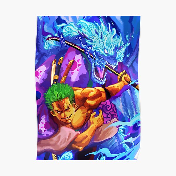 Roronoa Zoro Poster For Sale By JaredWiseman Redbubble