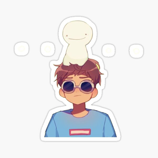 Georgenotfound Glasses Cute Sticker For Sale By Abigial360 Redbubble