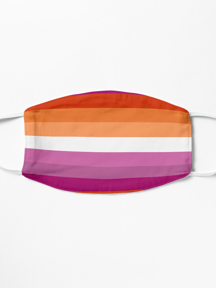 Orange Magenta Lines Lesbian Pride Flag Butch Femme Pride Flag