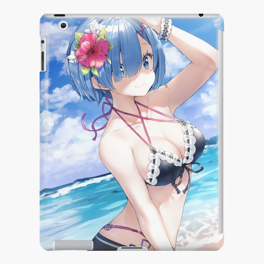 Cute Rem Bikini Waifu Kawaii Re Zero Hot Anime RZ Girl IPad Case